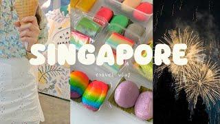  48 hours in Singapore  solo travel fireworks cafe hopping rainbow kueh