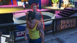 GTA 5 - I Found Steve Haines Ghost Secret Scary Ghost Easter Egg