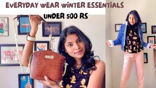 Daily Wear Winter Essentials under 500 Rs - Affordable Winter Wear Haul Amazon  AdityIyer