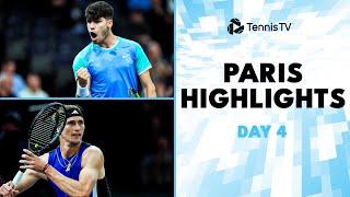 Alcaraz Battles Humbert Zverev & Fils Clash  Paris 2024 Day 4 Highlights