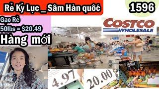 Rẻ kỷ lục Sâm hàn quốc sale Costco gạo 50lbs=$20.49 hàng mới về #1596