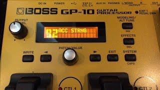 Boss GP-10 sound test