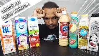 aku beli semua jenis SUSU KURMA mukbang malaysia