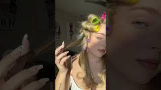 Hair Rollers Routine step by step