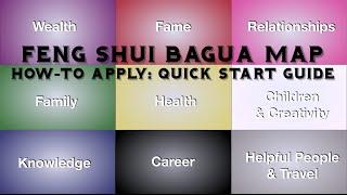 How To Apply the Feng Shui Bagua Map - Quick & Easy with Subtitles