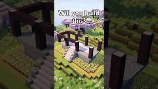 Minecraft Cherry Survival House  Build Tutorial #shorts