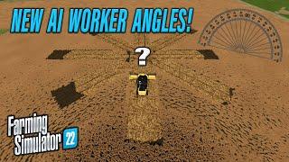 FS22  NEW AI WORKER ANGLES  Farming Simulator 22  INFO SHARING PS5.