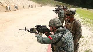 US Marines teach basic rifle drills to South Korean Marines  KMEP 23.3