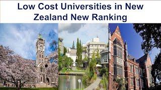 LOW COST UNIVERSITIES IN NEW ZEALAND NEW RANKING