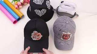 Sublimate Halloween Hats With HTVRONT Hat Heat Press Machine