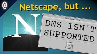Netscape But It Doesnt Support DNS ft. SunOS 4 and NIS