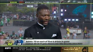 NFL LIVE  Cowboys are OVERRATED - Ryan Clark claims Saints exposed inherent problem in Dallas