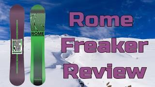 The 2025 Rome Freaker Snowboard Review