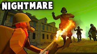 Absolute NIGHTMARE Zombie Invasion vs Evacuated Village Fort Ravenfield Best Mods