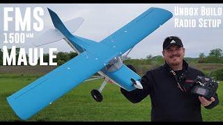 FMS - Maule - 1500mm - Unbox Build & Radio Setup