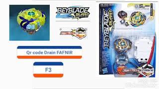 Qr code Drain FAFNIR F3 beyblade burst évolution switch strike