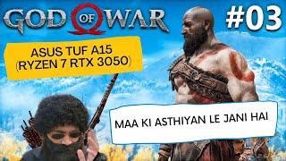 God of War Esp 3   ASUS TUF A15 RYZEN 7 4800H RTX 3050  Gaming & Suggestions   Live Testing