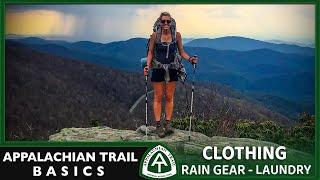 Clothing Layers Rain Gear And Laundry on the Appalachian Trail