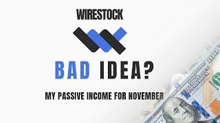 Stock Photography Earnings November 2022 Wirestock for passive income?