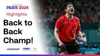 China Gets The Gold  Table Tennis Mens Singles #Paris2024 #Olympics