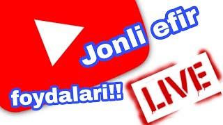 Youtubeda jonli efir qilish va uning you tube kanalga foydalari.Blogger bolish