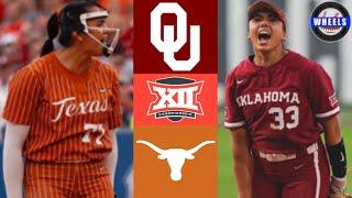 #2 Oklahoma vs #1 Texas  Big 12 Championship  2024 College Softball Highlights