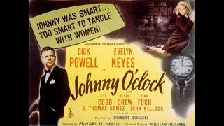 Dick Powell Evelyn Keyes & Lee J. Cobb in Johnny OClock 1947 - feat. Nina Foch