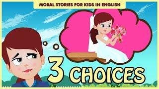 3 Choices Story  Creative Thinking  Bedtime Stories For Kids  English Moral Stories Ted And Zoe