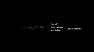 incomplete - low tide