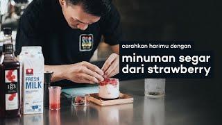 Resep Minuman Segar dengan Strawberry dan Salted Caramel Syrup