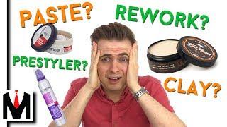 Mens Hair Products Explained  Choose The Best Product For Your Hair