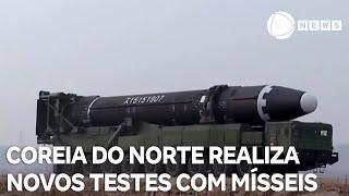 Coreia do Norte realiza novo teste de míssil balístico