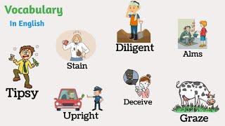 Vocabulary common English words  Vocabulary with Examples and meanings