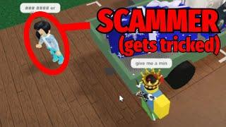 TRICKING A SCAMMER  Lumber Tycoon 2