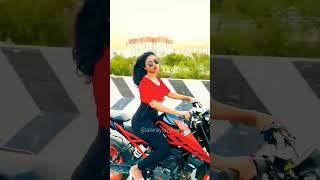 desi girl   indian girls riders    girls  riding  girls riding bike in india  girls #shorts