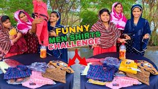 Funny Men Shirts Challenge With Game  #challenge #viral #funny