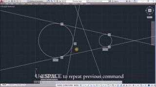 a simple technique to draw common tangent to two circles in AutoCAD_#2