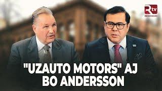 UzAuto MotorsAJ bosh direktori Bo Andersson SHERZODXON QUDRATXOJA BILAN... loyihasining mehmoni