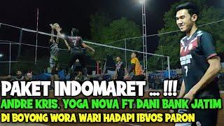 SEMI FINAL ‼️ Paket Pemain INDOMART Andre Kris Nova Yoga Dani Bank Jatim Turun Di PELANGI CUP 2023