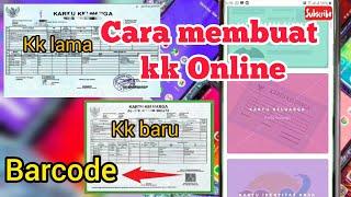 cara membuat kk onlinecara download kk barcode terbaru