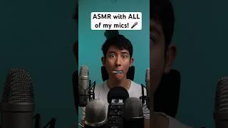 ASMR with ALL my mics  #asmr