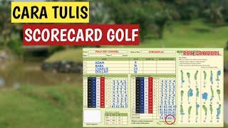 GOLF 101 CARA MENULIS SCORECARD PERMAINAN GOLF