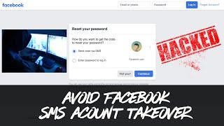 How does Facebook SMS Account Takeover work?
