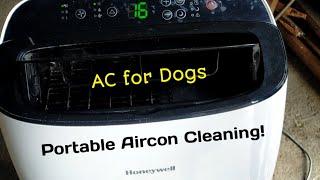 Portable aircon cleaning honeywell