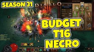 Budget T16 Necromancer - Inarius Bone Nova Season 31 Diablo 3