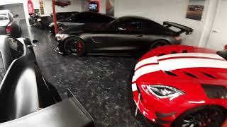 Kpmf Phantom black supercars collection at Danny garage  California