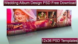 Wedding Album Design PSD Free Download  12x36 PSD Templates