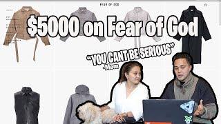 $5000 Fear of God Shopping Spree w my Mom LOL unboxinghaul too