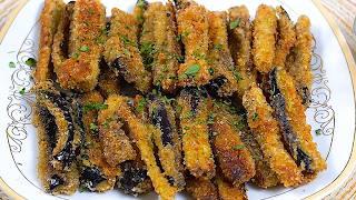 2 eggplants Healthy crispy easy and very delicious recipe