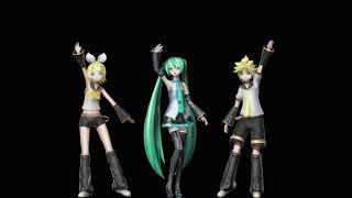 【MMD】Shake it - Hatsune Miku - Len & Rin -  Hologram Ready